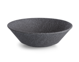 GRANIT NO 4 SKÅL SVART RAW D20CM