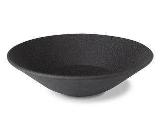 GRANIT NO 9. SKÅL HEL SVART RÅ D27 CM