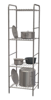 GRYTSTÄLL 4 HYLLOR B554 MM