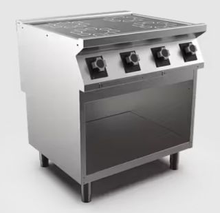 INDUKTIONSSPIS HS MARENO M1-90 CI98EG - 4 zoner Ø 280 mm 5 kW - 800 × 920 × 900 mm