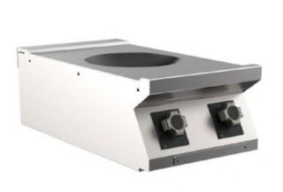 INDUKTIONSWOK MARENO M1-90 WI94ET - Ø 215 mm 5 kW - 400 × 920 × 250 mm