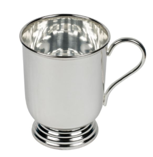 JULEP MUG SILVER PLATED WITH HANDLE 355 ML