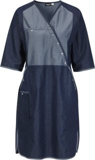 LEONORA KLÄNNING, DENIM BLÅ