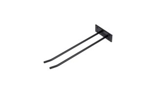 LIDO GLASHÄNGARE SINGEL 300 MM / VÄGGMONTAGE SVART