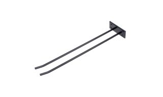 LIDO GLASHÄNGARE SINGEL 400 MM / VÄGGMONTAGE SVART