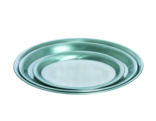 OVAL TRAY STAINLESS STEEL 29 CM