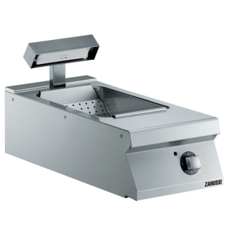 ZANUSSI MODULAR COOKING POMMES FRITES VÄRMERI. BÄNKMODELL. 400MM. VÄRMEELEMENT PÅ BAKSIDA.