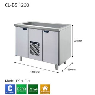 BARKYLBÄNK FÖR FÖRVARING AV DRYCKER CL-BS 1260 - PORKKA