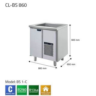 BARKYLBÄNK FÖR FÖRVARING AV DRYCKER CL-BS 860 - PORKKA