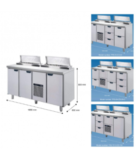 KALLSKÄNKSBÄNK COLD LINE CL-P/S 2060 mm PORKKA