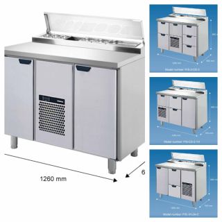 KALLSKÄNKSBÄNK COLD LINE CL-P/S 1260 mm -COLIA