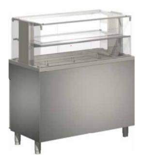 DISPLAY LINE CUBE SERVICE (VIT) KYLDA OCH NEUTRALA (NL) EXPONERINGSBÄNKAR DL1201CL-VIT-SM - PORKKA