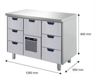 KYLBÄNK GN 6 LÅDOR - PORKKA