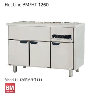 HOT LINE VÄRMEDISKAR 9 x GN 1/4 or 1/6 HL-BM/HT 1660 - COLIA