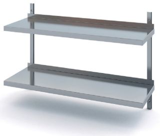 ROSTFRIA VÄGGHYLLOR 2 PLAN 2300 x 400 MM