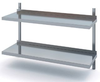 ROSTFRIA VÄGGHYLLOR 2 PLAN 500 x 500 MM