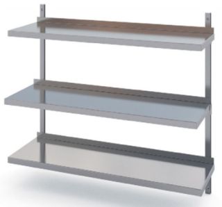 ROSTFRIA VÄGGHYLLOR 3 PLAN 2300 x 500 MM