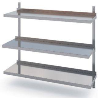 ROSTFRIA VÄGGHYLLOR 3 PLAN 400 x 500 MM