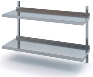 ROSTFRIA VÄGGHYLLOR 2 PLAN 500 x 400 MM
