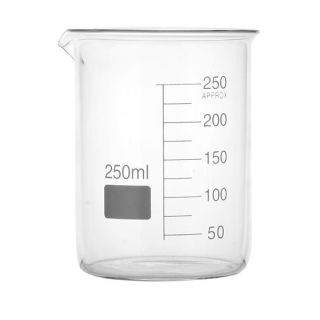 SCIENTIFIC GLASS BEAKER 250 ML