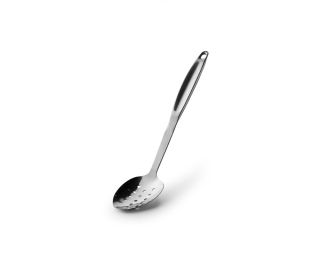 SERVERINGSSKED MED HÅL, ROSTFRITT, 36CM