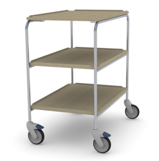 SERVERINGSVAGN MED LAMINATHYLLOR 3 PLAN 900 MM