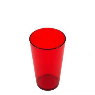 SHAKER GLASS POLYCARBONATE RED 610 ML