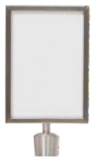 SKYLTHÅLLARE ROSTFRITT / GULD