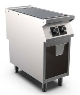 SOLID TOP 2IN1 HS MARENO M1-90 PL94EG - 2 zoner á 4 kW, ränna med spillåda - 400 × 920 × 900 mm