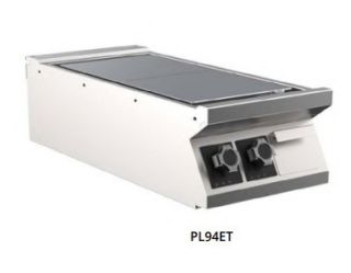 SOLID TOP 2IN1 MARENO M1-90 PL94ET - 2 zoner á 4 kW, ränna med spillåda - 400 × 920 × 250 mm