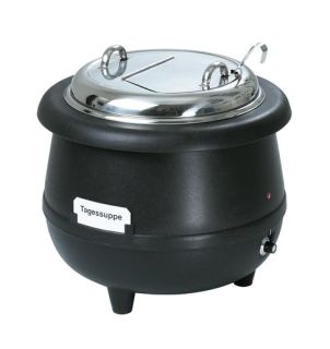 SOPPKASTRULL GOURMET 10L SVART