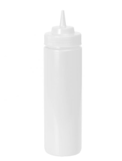 SQUEEZE BOTTLE CLEAR LARGE 710 ML
