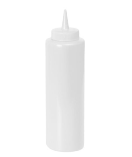 SQUEEZE BOTTLE CLEAR MEDIUM 355 ML