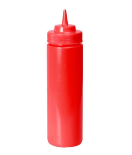 SQUEEZE BOTTLE RED LARGE 710 ML