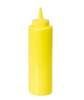SQUEEZE BOTTLE YELLOW MEDIUM 355 ML
