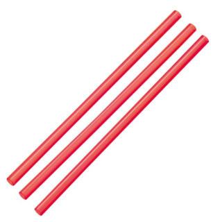 STIRRER/TUBE RED D6 x 152 MM