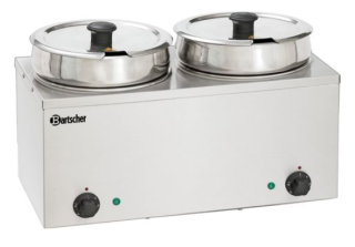VATTENBAD HOTPOT, 2X KASTRULLER, 6,5 L