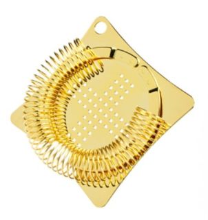 YUKIWA SQUARE STRAINER GOLD