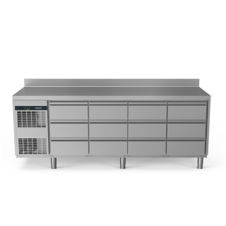 ZANUSSI DIGITAL KYLBÄNK12 x 1/3 DRAGLÅDOR -2+10°C INBYGGD KOMPRESSOR 590L