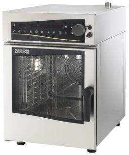 ZANUSSI EAZY, ELEKTRISK KOMPAKTUGN DIREKTVERKANDE ÅNGA, 6 GN 1/1 MED AUTOMATISKT RENGÖRINGSPROGRAM