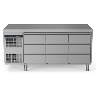 ZANUSSI KYLBÄNK 9 X 1/3 DRAGLÅDOR -2+10°C INBYGGD KOMPRESSOR 440L