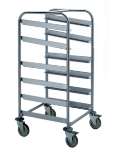 ZANUSSI SERVERINGSVAGNAR KORGVAGN 6 GEJDERPAR MED 2 STYCK LUTANDE